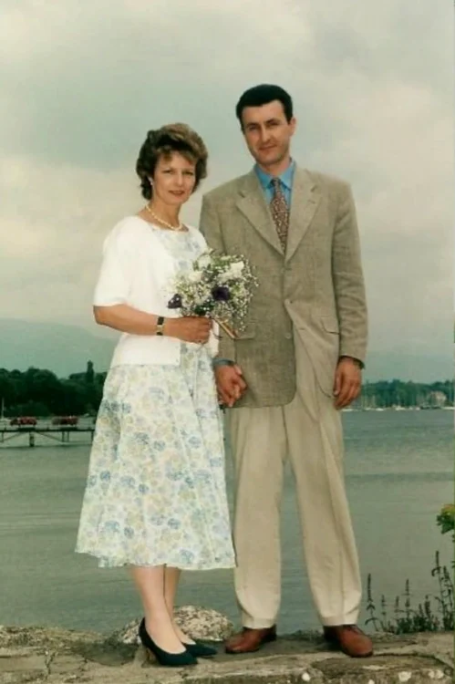Margareta a României și Radu Duda în 1996.