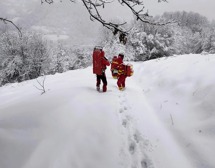 Salvamontiștii îi caută pe ucraineni FOTO: Salvamont Maramures/FB-Arhivă