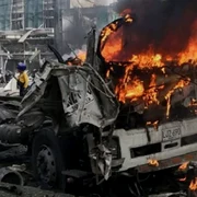un camion capcana a explodat in columbia foto x png