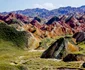 Munţii Curcubeului - Rainbow Mountains China Foto Sane Travel