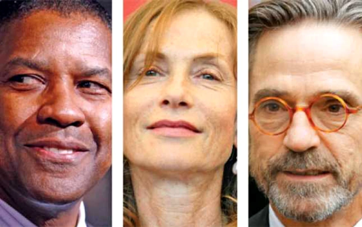 Denzel Washington, Isabelle Huppert şi Jeremy Irons