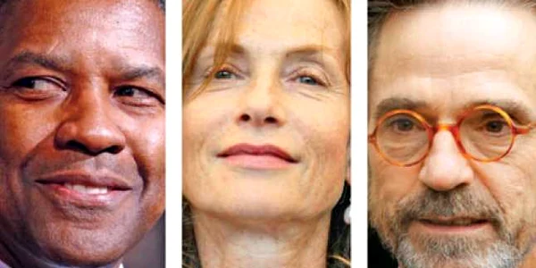 Denzel Washington, Isabelle Huppert şi Jeremy Irons