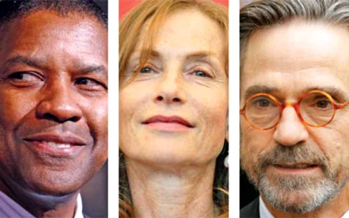 Denzel Washington, Isabelle Huppert şi Jeremy Irons