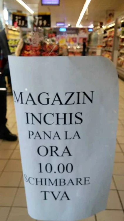 Program Carrefour pentru modificare TVA