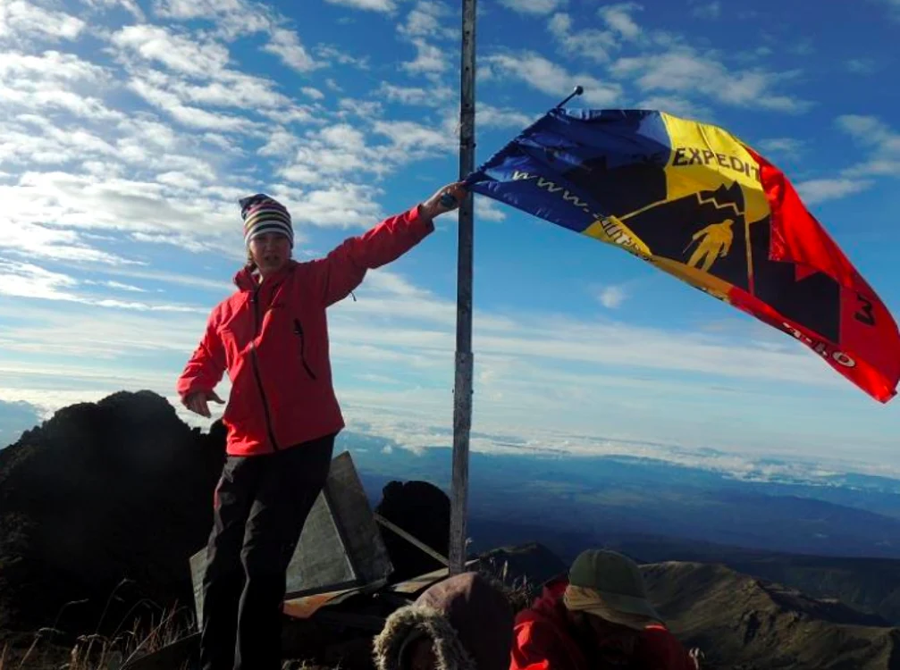 Dor Geta Popescu - copila-minune a alpinismului românesc Sursa Facebook DGP