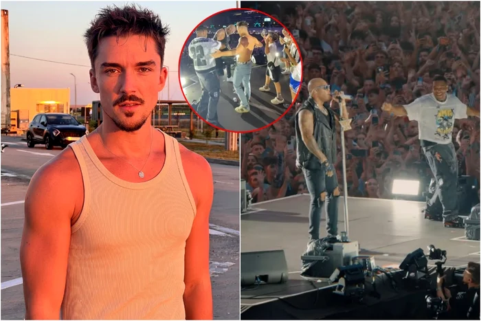 Emil Rengle, pe scena Untold alături de Flo Rida. Foto: Instagram