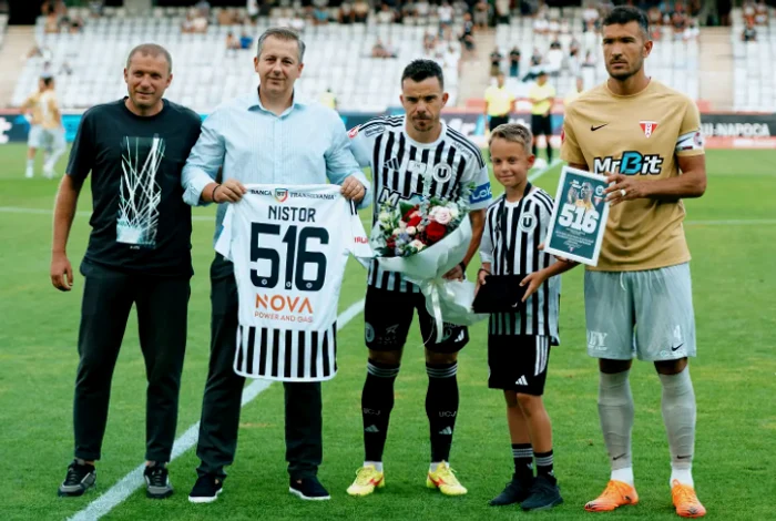 Dan Nistor a intrat în istoria Superligii Foto/Facebook @fcuniversitateacluj