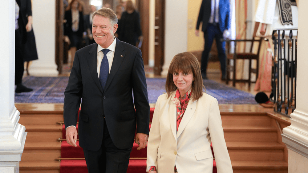 Iohannis, întrevedere cu președintele Greciei. Șefa statului elen a reafirmat sprijinul aderării la Schengen