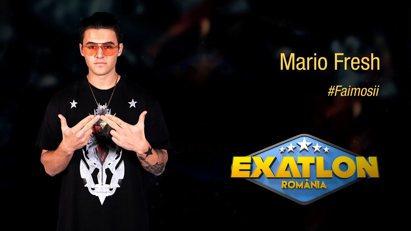 Mario Fresh se numără printre concurenții Exatlon 2019foto: Kanal D
