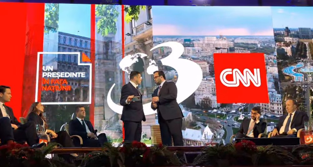 Momentul în care George Simion oprește o dezbatere televizată. Mihai Gâdea: „Nu sunteți la Russia Today”. George Simion: „Mă retrag din cursă dacă apar imagini cu mine și ofițerii GRU”