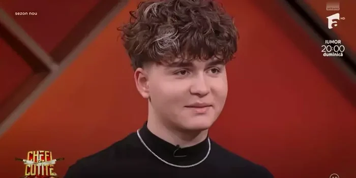 Andreas, fiul lui Orlando Zaharia - Foto: captură Antena 1