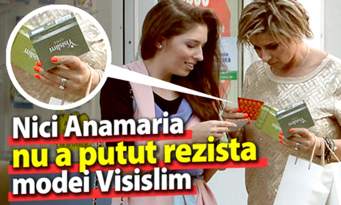 Anamaria îi arată asistentei salecu ce se menține suplă