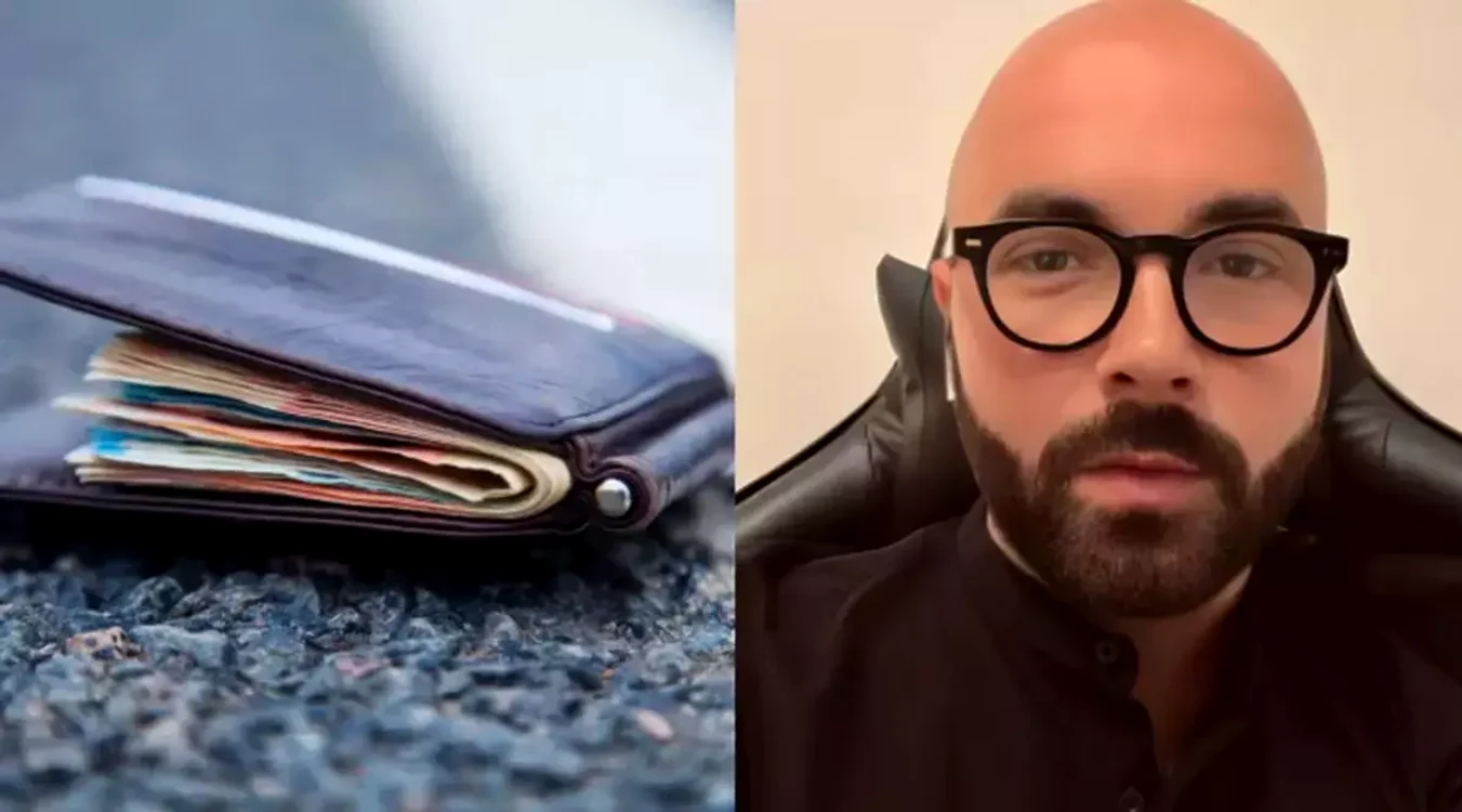 Ioan a găsit un portofel cu 500 de euro şi l-a înapoiat FOTO: Fan Page