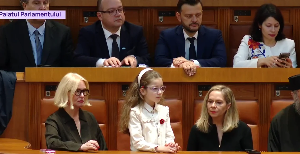 Aheea, fiica președintelui Nicușor Dan. FOTO: captură de ecran