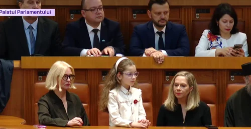 Aheea, fiica președintelui Nicușor Dan. FOTO: captură de ecran