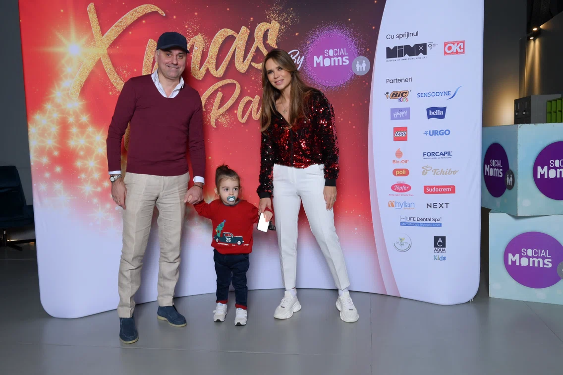 Magda Pălimariu cu soțul Ionuț Eriksen și fiul lor