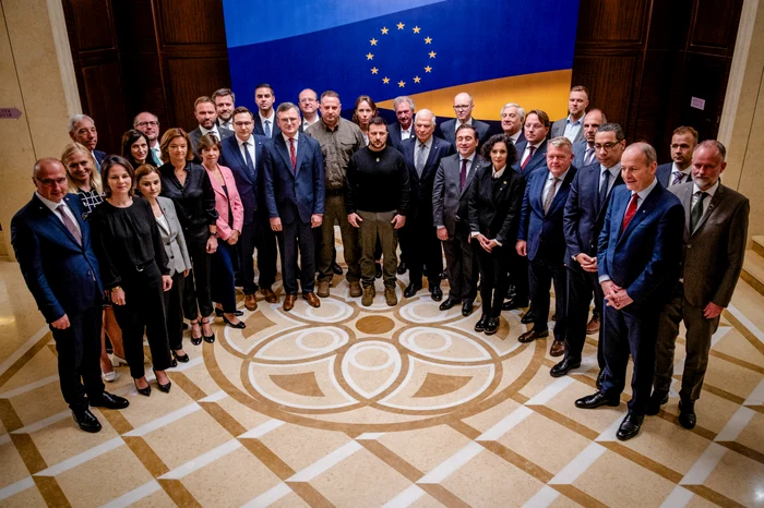 Miniștrii de Externe UE în Ucraina FOTO EPA EFE