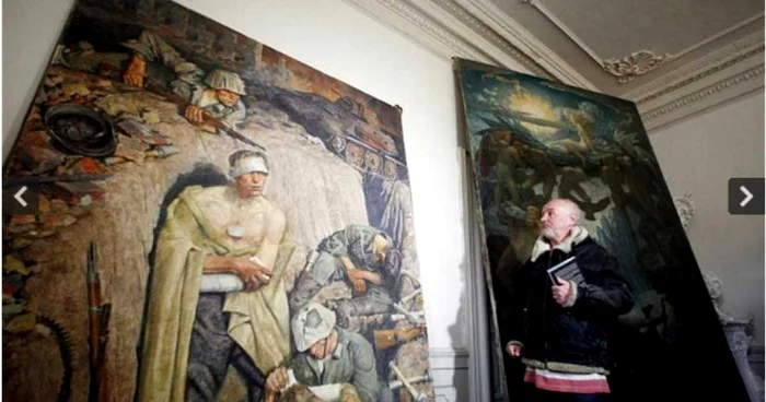 Cehul Jiri Kuchar a descoperit picturile la o mănăstire