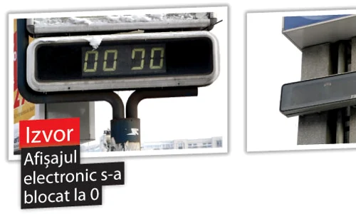 Afişajul  electronic s a blocat la 0 jpeg