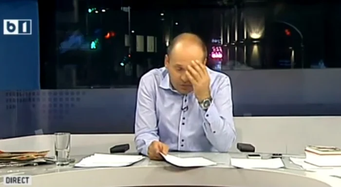 Lui Radu Banciu i s-a făcut rău în jurul orei 23.52, aproape de finalul emisiunii