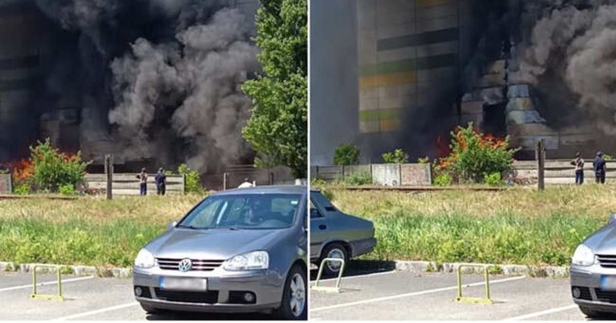 Incendiu devastator la Agora Mall din Arad, alertă Ro-Alert activată