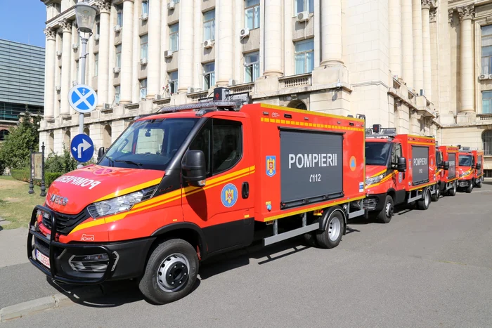 Noile autospeciale vor putea fi folosite în misiuni multiple FOTO IGSU