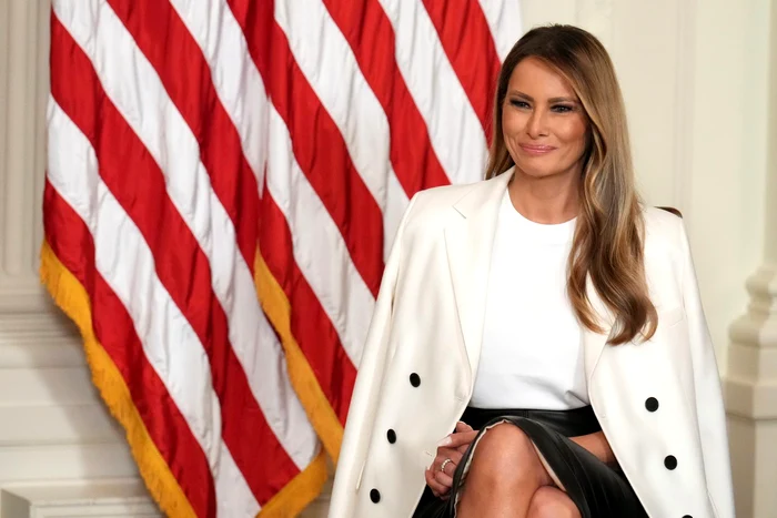 Melania Trump, într-o nouă ținută „de forță”. FOTO: Profimedia