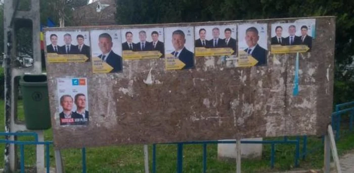 Afişaj electoral ilegal în Alba