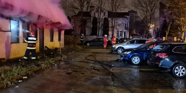 incendiu puternic în slatina
