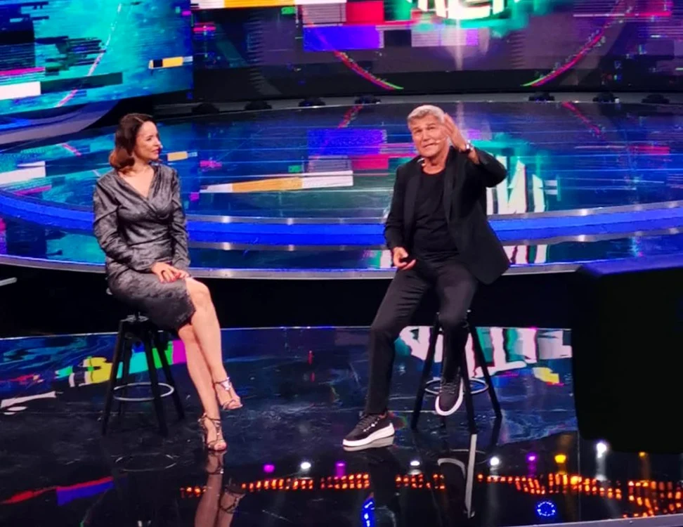 Andreea Marin, în platoul lui Dan Bittman Foto: Antena 1