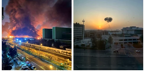 Războiul se extinde în Golf: Explozii în Dubai și Bahrain FOTO X