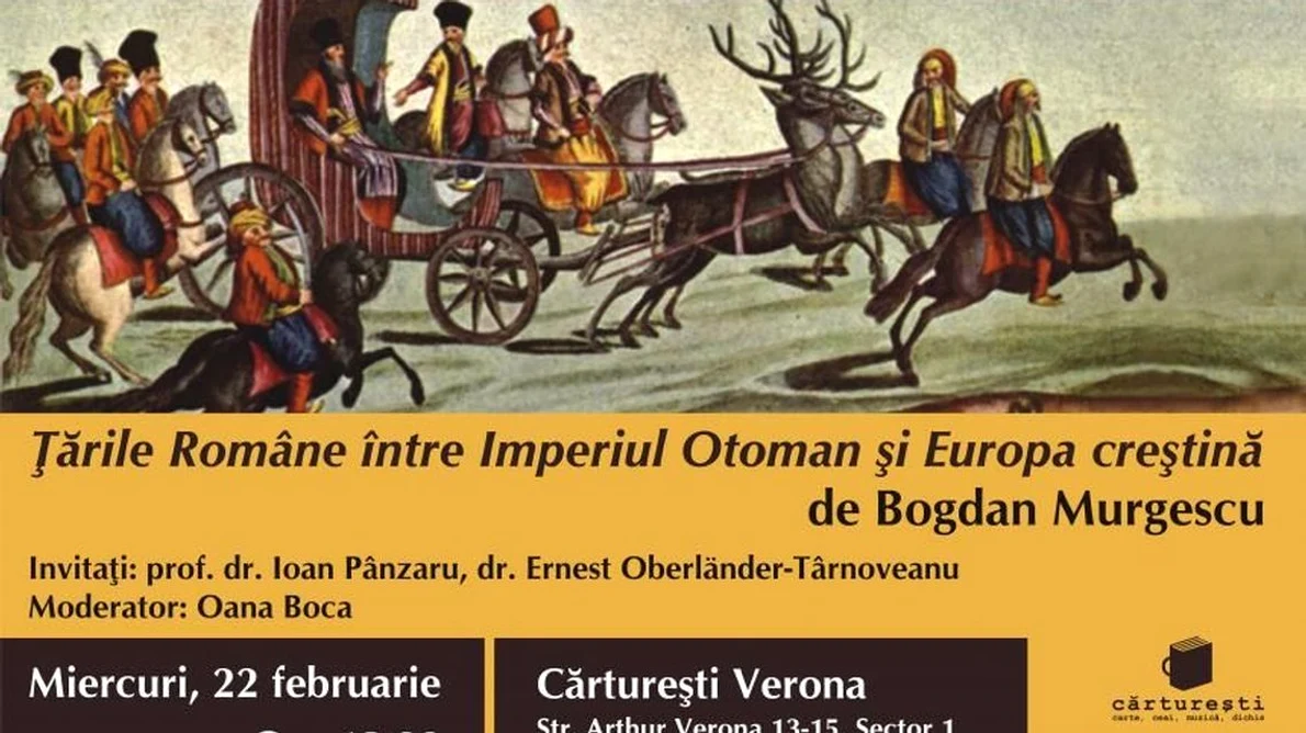 Lansare de carte: Tarile Romane intre Imperiul Otoman si Europa crestina jpeg