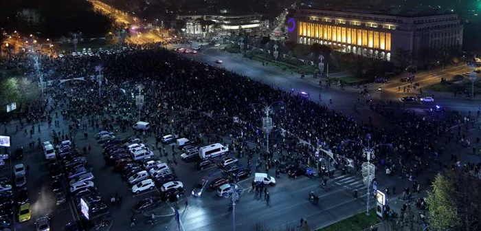 Imagine de la protestele de duminică FOTO Dan Mihai Bălănescu