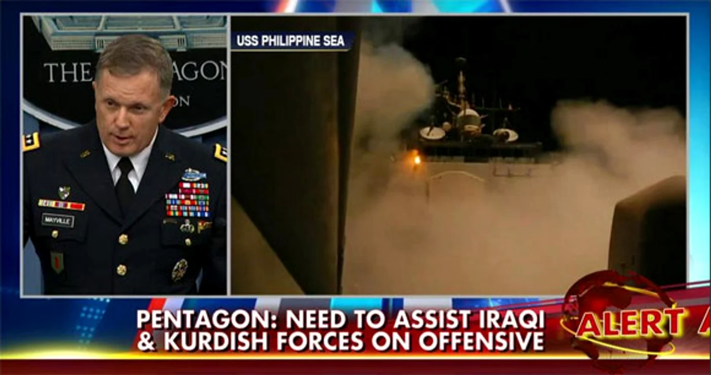 
    Distrugătorul USS Philippine a fost unul din mijloacele de atac ale armatei americanFoto FOX  