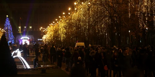 Luminite de Craciun Piata Constituţiei 2016. FOTO Sever Gheroghe/Click