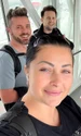În drumul lor spre escapada romantică, Gabriela Cristea și Tavi Clonda s-au întâlnit la aeroport cu un alt cuplu cunoscut, dar ei însoțiți și de cei doi copii, magicianul Robert Tudor și soția lui, Elena