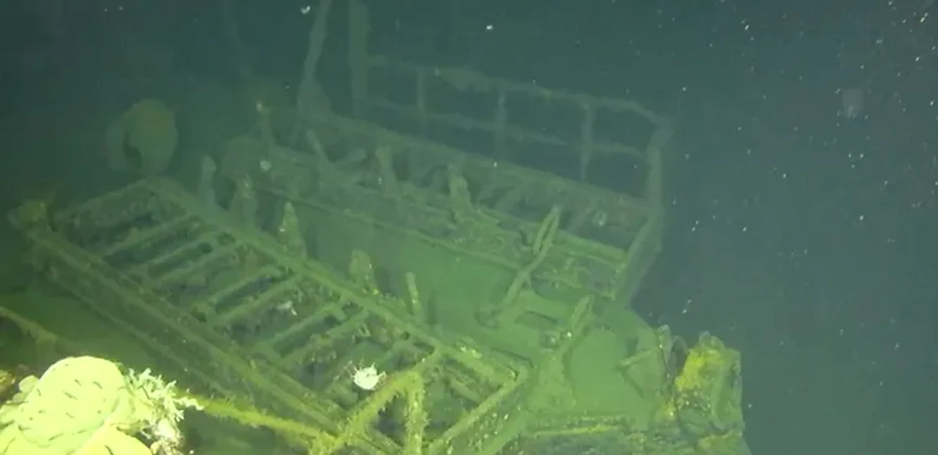 Distrugatorul marinei americane, descoperit în stare intactă FOTO: Ocean Infinity