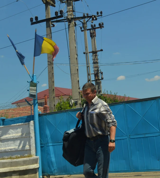 Daniel Dragan a părăsit Penitenciarul Vaslui                                       Foto Simona VOICU