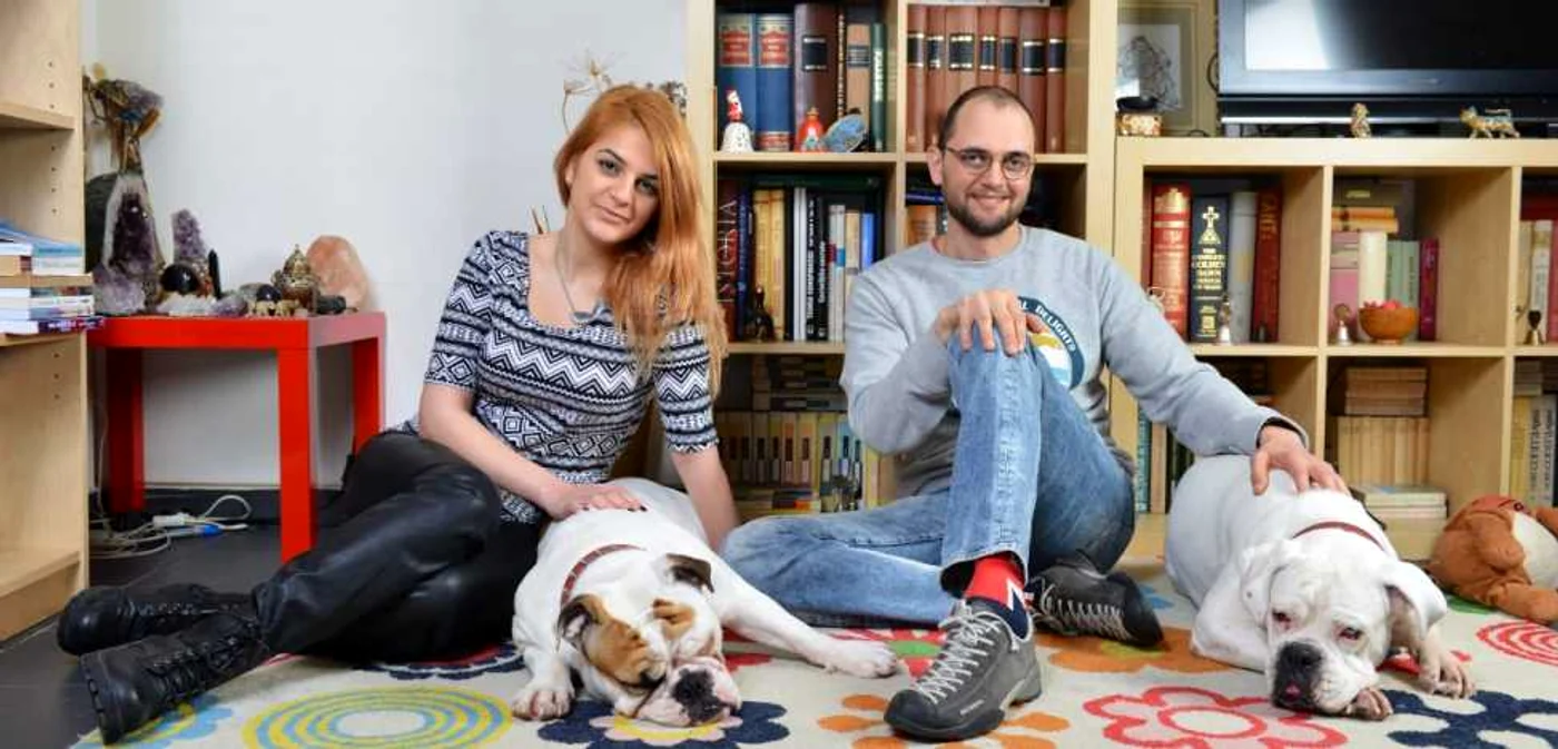 Oreste Teodorescu şi fiica lui, Sabina FOTO Sorin Stana