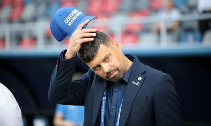 Florin Maxim, antrenor Corvinul Hunedoara. FOTO: Facebook