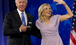 Joe Biden, alături de soția sa, Jill  jpeg