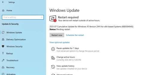 Actualizare Windows pentru PrintNightmare