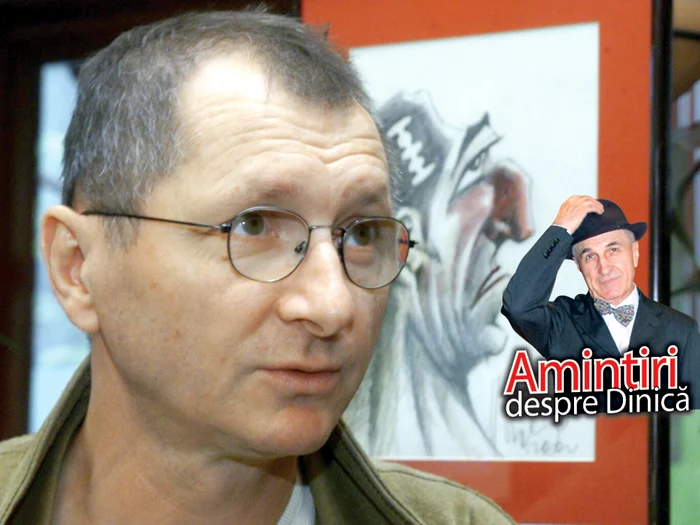 
    Aşa arată caricatura  făcută de   Horaţiu Mălăele lui  Gheorghe Dinică  