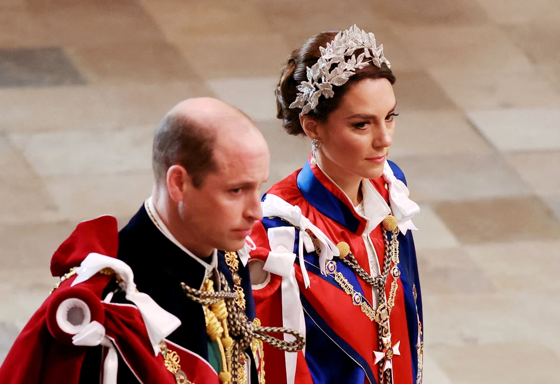 Prinții de Wales la încoronarea Regelui Charles