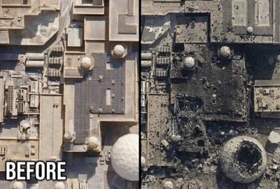 rad american distru în Qatar jpg