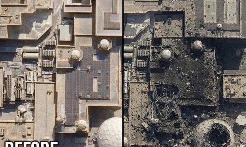 rad american distru în Qatar jpg