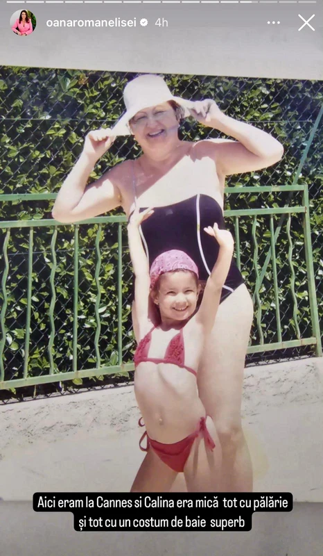 Oana Roman, alături de mama ei / Foto: Instagram