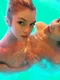 Stella Maxwell (24 de ani) și Barbara Palvin (22 de ani), dezbrăcate în piscină jpeg