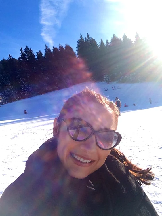 Andra a petrecut un sejur de vis la munte