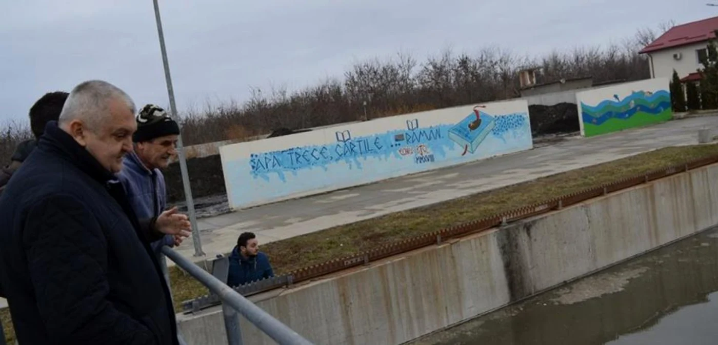 Staţia de epurare de la Măgureni FOTO Facebook/PMC